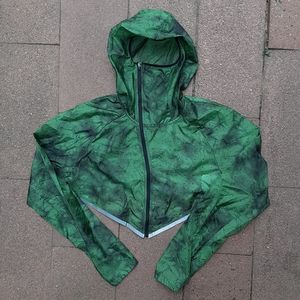 Nike Running Green Small Reflective Windbreaker